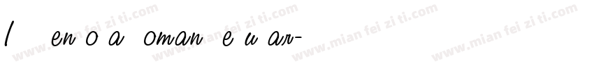 ITC Mendoza Roman Regular字体转换